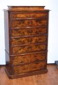 A German Tall Chest of Drawers