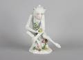 A Dresden Porcelain Figure of a Monkey