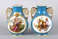 A Matched Pair of Paris Porcelain Vases