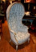 A Louis XVI Painted Canopy Chair
