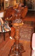 A Neoclassical Style Carved Oak Lectern