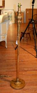 A Gilt Metal Torchere