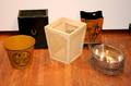 A Collection of Decorative Wastebaskets