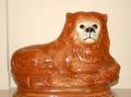 A Staffordshire Figure of a Lion