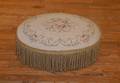An Oval Ottoman