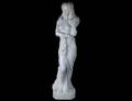 266 CONTINENTAL MARBLE FIGURE OF A BATHER