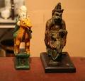 Two Chinese Glazed Pottery Figures
