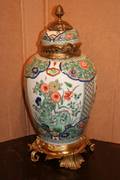 A Chinese Famille Verte Porcelain Vase