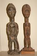 Two Carved Hardwood African Figures