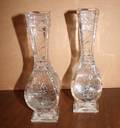 Two Chinese Glass Vases