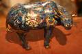 A Chinese Cloisonne Bull