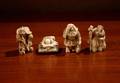 A Group of Four Japanese Ivory Netsuke