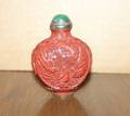 A Chinese Cinnabar Lacquer Snuff Bottle