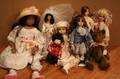 A Collection of Reproduction Dolls