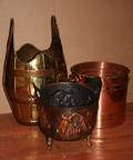 A Collection of Three Copper Vessels