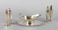 An American Silver Gravy and Under Tray