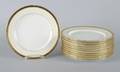 A Set of Eleven Minton Plates