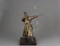 297 IMPRESSIVE MIYAO BRONZE ARCHER
