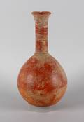 A Glazed GourdForm Pottery Vase