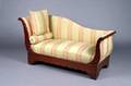 A French Mahogany Recamier Chaise Lounge