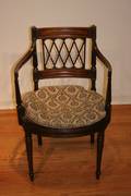 A Georgian Mahogany Armchair