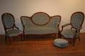A Victorian Rococo Revival Parlor Suite
