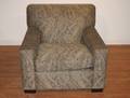 A Paisley Upholstered Club Chair