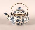 A Chinese Blue and White Porcelain Teapot
