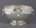 261 IMPORTANT WILLIAM III STERLING SILVER PUNCH BOWL