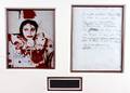 A Framed Suicide Note by Michael Jackson