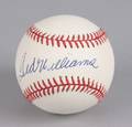 A Baseball Signed by Ted Williams