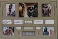 A Group of Framed and Signed Cast Photographs from Planet of the Apes