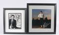 Two Framed Photographs Signed by David Letterman