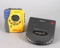A Sony Discman and Sports Walkman