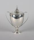 An English Silver Covered Double Handled Cup