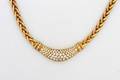 An 18 Karat Yellow Gold and Diamond Necklace
