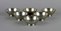 A Group of Six English Pewter Bowls