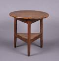 An English Oak and Fruitwood Pub Table
