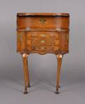 An Edwardian Painted Mahogany Dressing Table