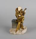 A Gilt Bronze and Ivory Figure of Pierrot