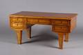A Russian Nicholas I NeoClassical Birch and Maple Veneered Writing Desk
