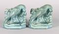 A Pair of Rookwood Ceramic Bookends