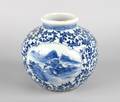 A Chinese Blue and White Porcelain Jardiniere