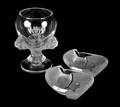 A Group of Three Lalique Table Articles
