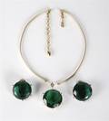 A Judy Lee Faux Emerald Ensemble