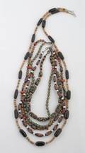 A Group of African Bead Necklaces
