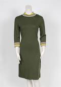 A Lanvin Green Sweater Dress