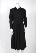 A Giorgio di SantAngelo Black Knit Dress