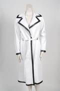 A White Leather Coat