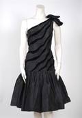 A Gunn Trigere Black Cocktail Dress